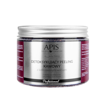 APIS Detoksujący peeling kawowy Wiśnia 300g